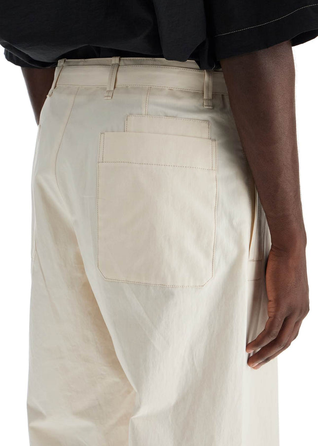 Lemaire straight-cut pants with belt