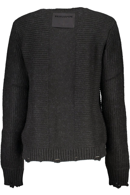 PATRIZIA PEPE WOMEN'S BLACK SWEATER-1