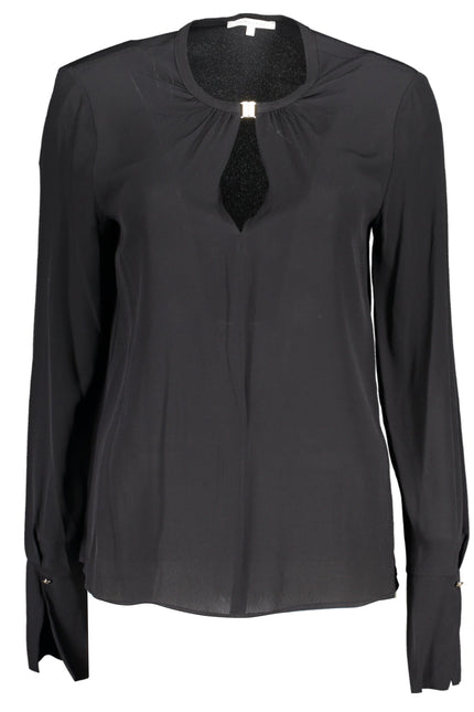 PATRIZIA PEPE WOMEN'S LONG SLEEVE SHIRT BLACK-0