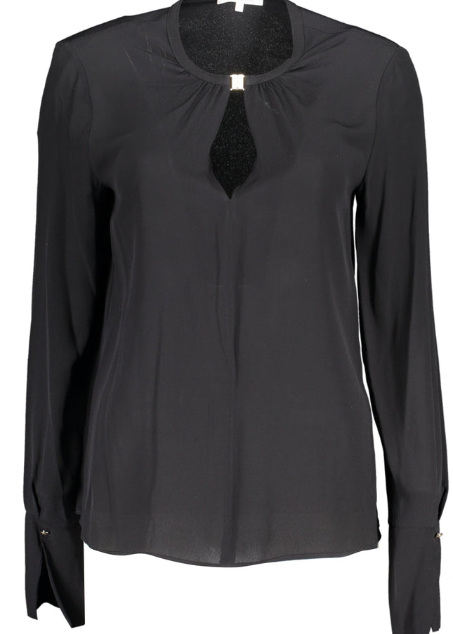 PATRIZIA PEPE WOMEN'S LONG SLEEVE SHIRT BLACK-0