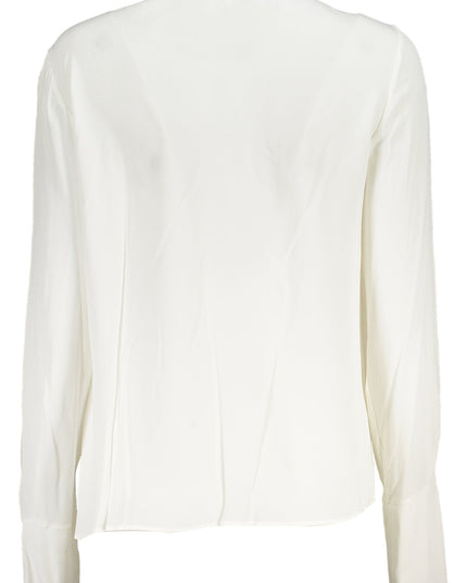 PATRIZIA PEPE WOMEN'S LONG SLEEVE SHIRT WHITE-1