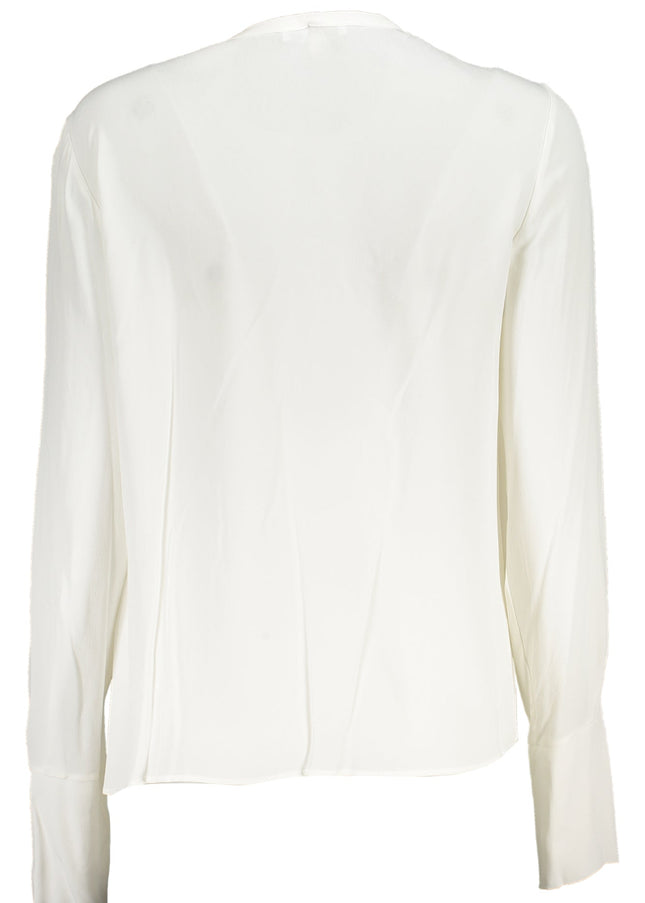 PATRIZIA PEPE WOMEN'S LONG SLEEVE SHIRT WHITE-1