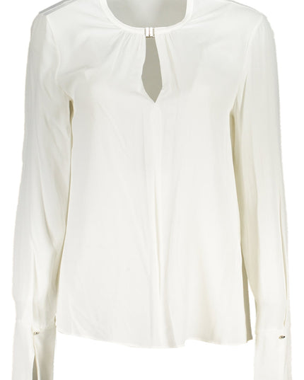 PATRIZIA PEPE WOMEN'S LONG SLEEVE SHIRT WHITE-0