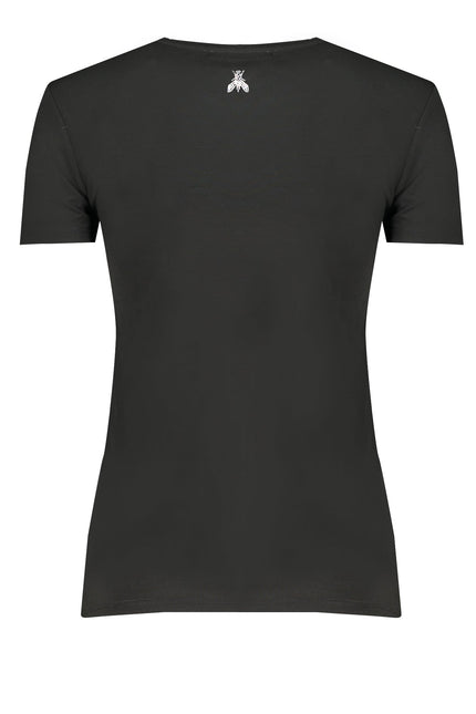 PATRIZIA PEPE WOMEN'S SHORT SLEEVE T-SHIRT BLACK-1