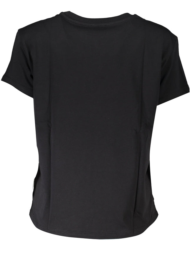 PATRIZIA PEPE WOMEN'S SHORT SLEEVE T-SHIRT BLACK-1