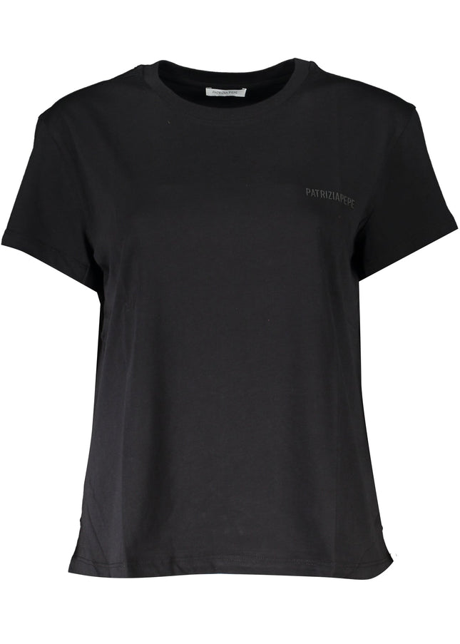 PATRIZIA PEPE WOMEN'S SHORT SLEEVE T-SHIRT BLACK-0