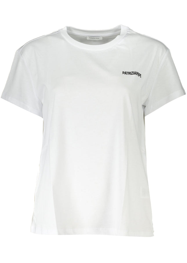 PATRIZIA PEPE WOMEN'S SHORT SLEEVE T-SHIRT WHITE-0