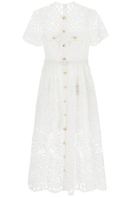 Self-Portrait Self Portrait midi lace dress in seven