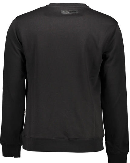 PLEIN SPORT SWEATSHIRT WITHOUT ZIP MAN BLACK-1