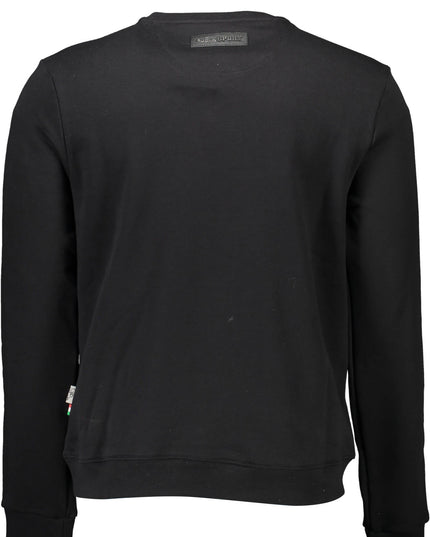 PLEIN SPORT SWEATSHIRT WITHOUT ZIP MAN BLACK-1