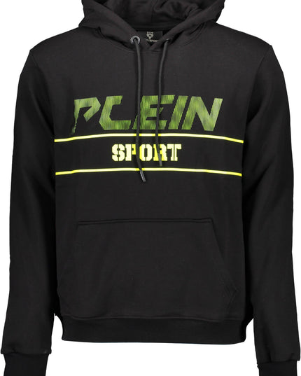 PLEIN SPORT SWEATSHIRT WITHOUT ZIP MAN BLACK-0