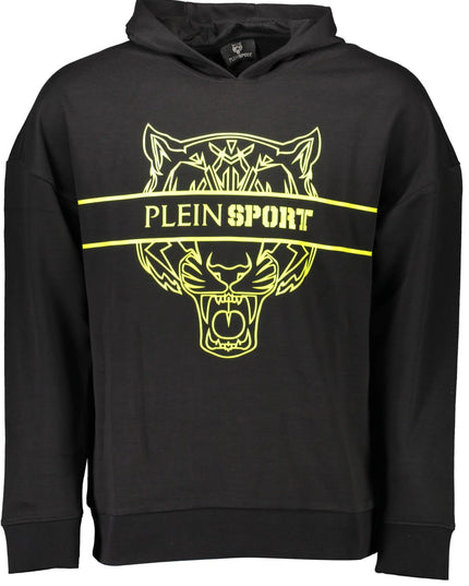 PLEIN SPORT SWEATSHIRT WITHOUT ZIP MAN BLACK-0