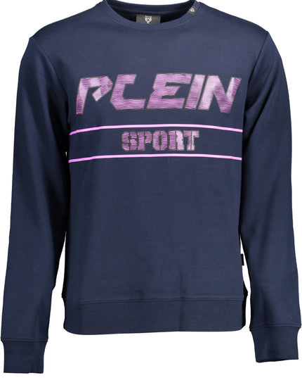 PLEIN SPORT SWEATSHIRT WITHOUT ZIP MAN BLUE-0