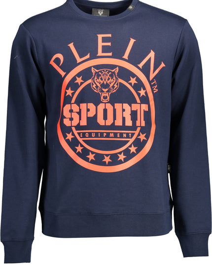 PLEIN SPORT SWEATSHIRT WITHOUT ZIP MAN BLUE-0