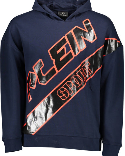 PLEIN SPORT SWEATSHIRT WITHOUT ZIP MAN BLUE-0