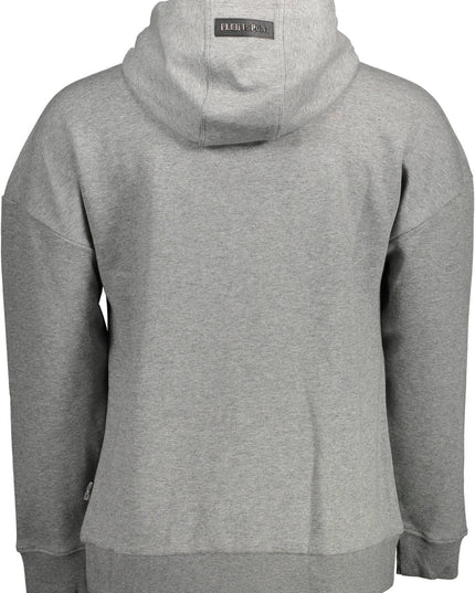 PLEIN SPORT SWEATSHIRT WITHOUT ZIP MAN GRAY-1