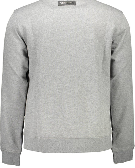 PLEIN SPORT SWEATSHIRT WITHOUT ZIP MAN GRAY-1