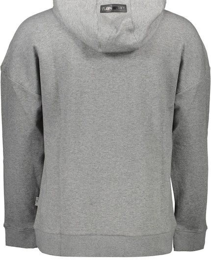 PLEIN SPORT SWEATSHIRT WITHOUT ZIP MAN GRAY-1