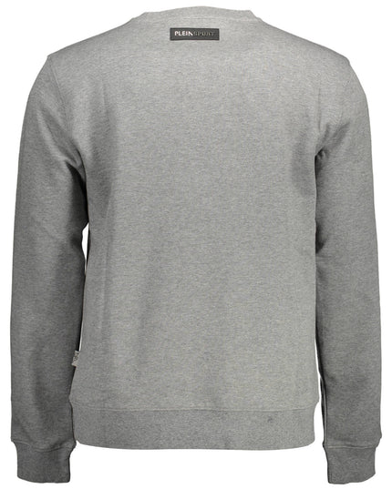 PLEIN SPORT SWEATSHIRT WITHOUT ZIP MAN GRAY-1