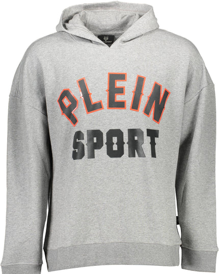 PLEIN SPORT SWEATSHIRT WITHOUT ZIP MAN GRAY-0