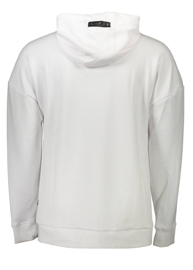 PLEIN SPORT SWEATSHIRT WITHOUT ZIP MAN WHITE