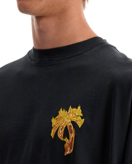 Palm Angels 'burning palm oversized t