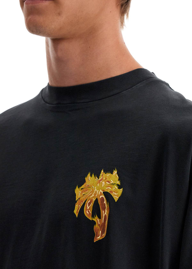 Palm Angels 'burning palm oversized t