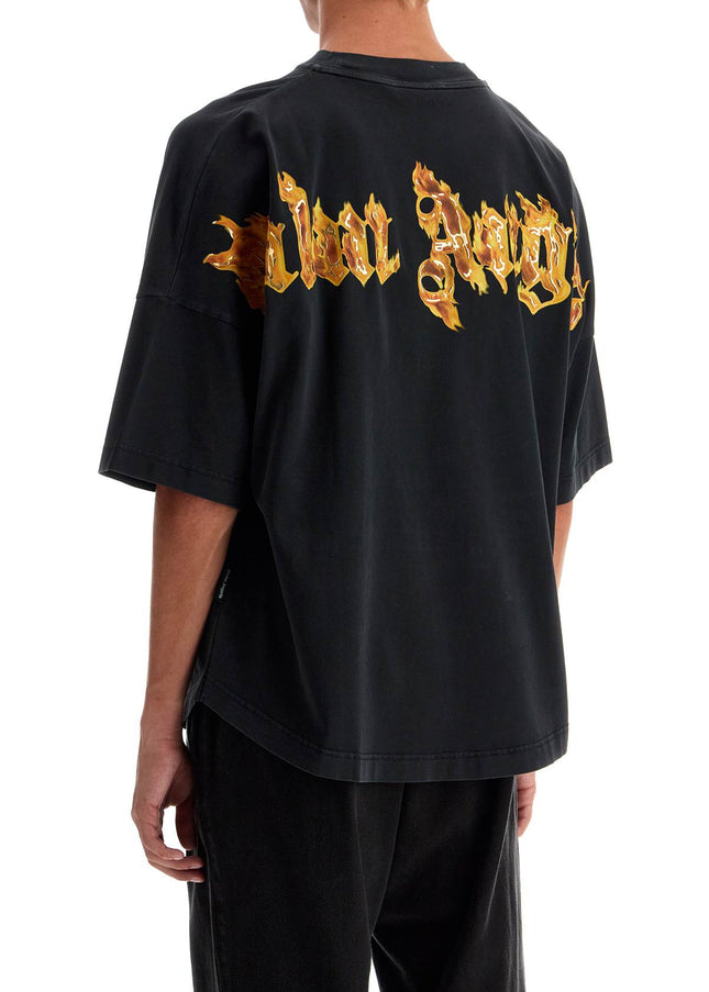 Palm Angels 'burning palm oversized t