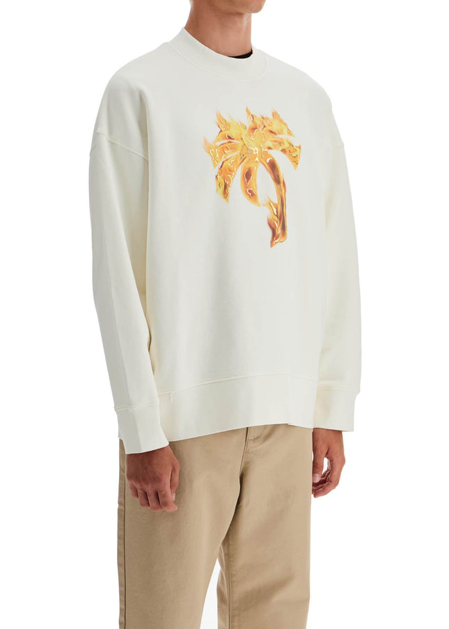 Palm Angels 'burning palm oversized sweat