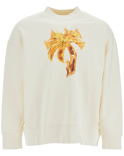 Palm Angels 'burning palm oversized sweat