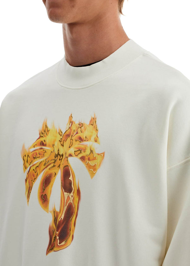 Palm Angels 'burning palm oversized sweat