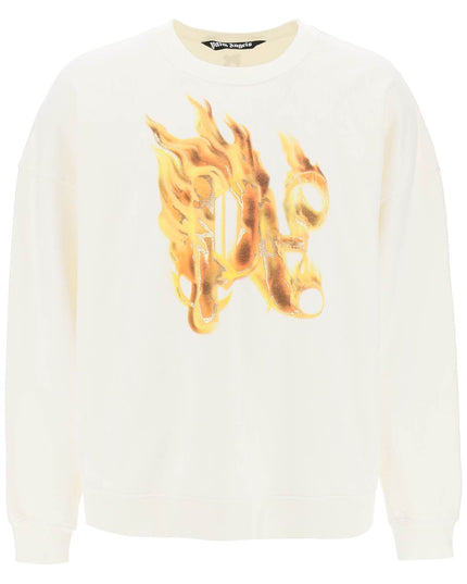 Palm Angels "burning monogram crewneck