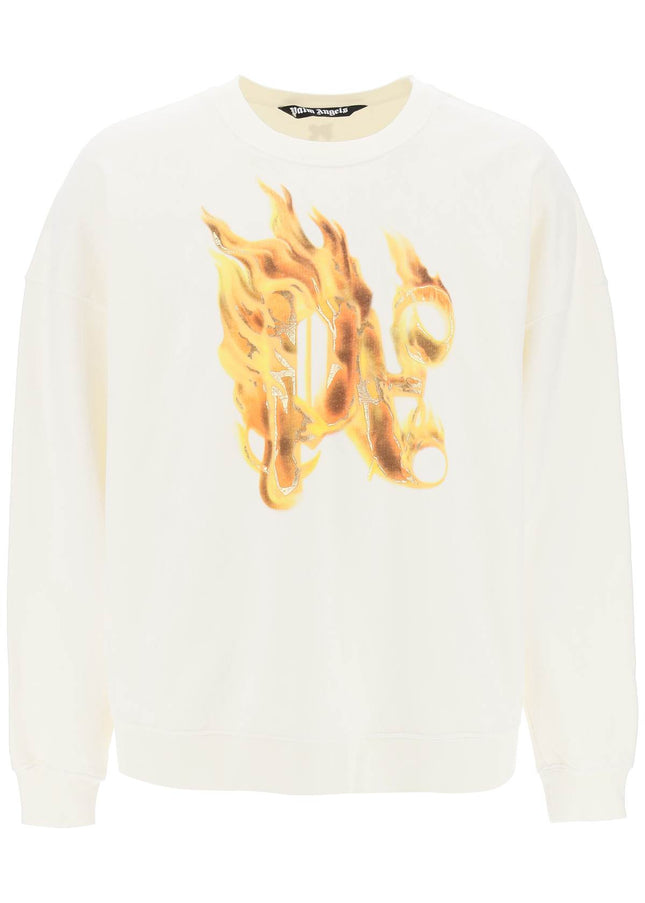 Palm Angels "burning monogram crewneck