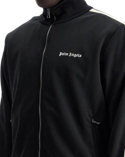 Palm Angels contrast band track jacket with nine words