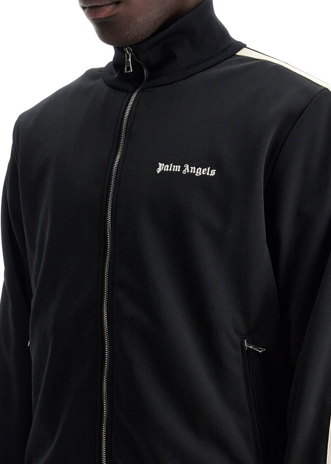 Palm Angels contrast band track jacket with nine words