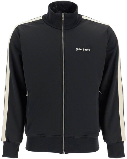 Palm Angels contrast band track jacket with nine words