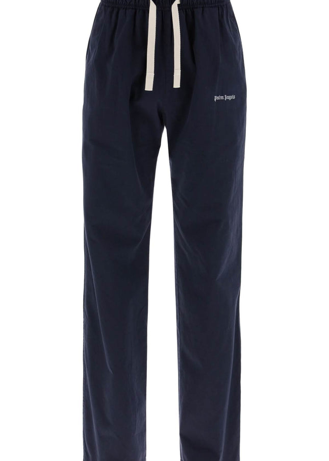 Palm Angels cotton gabardine travel joggers