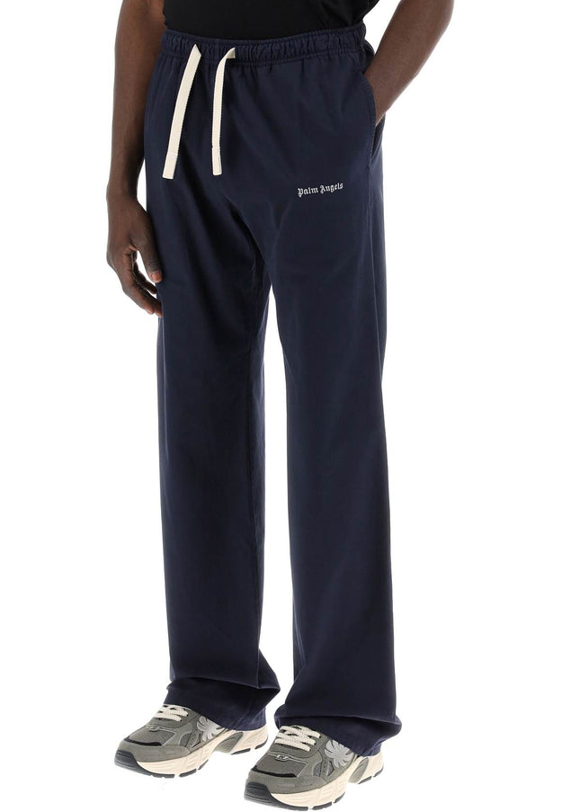 Palm Angels cotton gabardine travel joggers