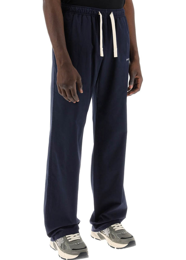 Palm Angels cotton gabardine travel joggers