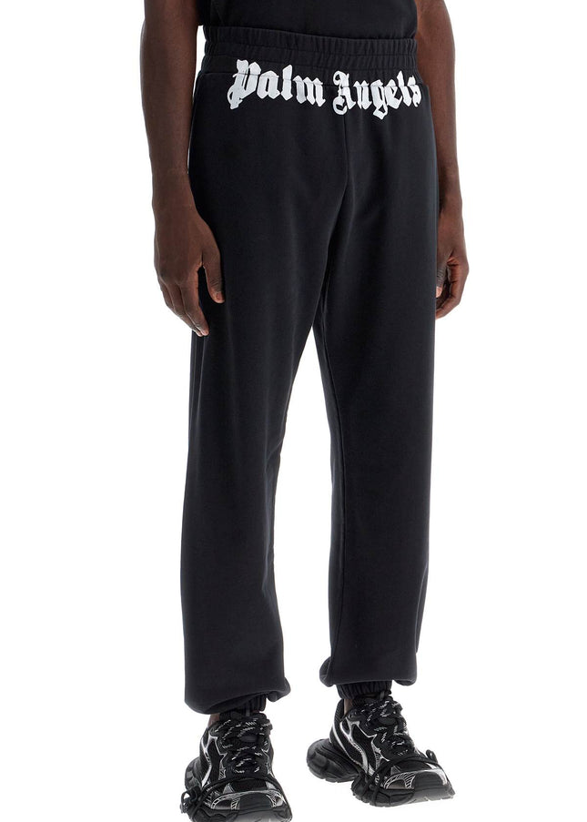 Palm Angels logo print joggers with seven