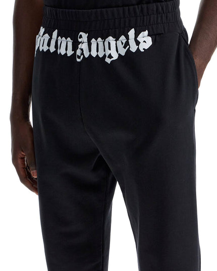 Palm Angels logo print joggers with seven