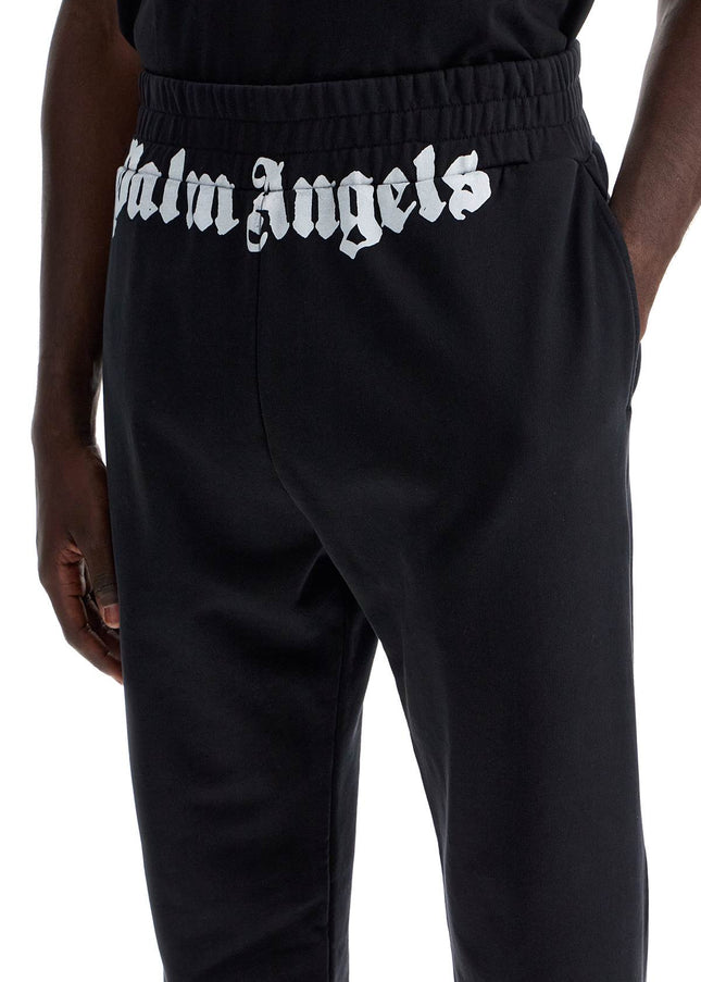 Palm Angels logo print joggers with seven