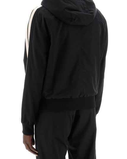 Palm Angels hooded bomber jacket