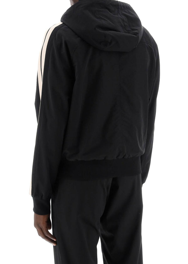 Palm Angels hooded bomber jacket