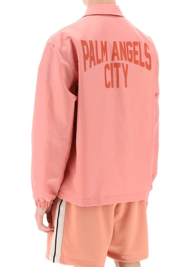 Palm Angels pa city coach jacket