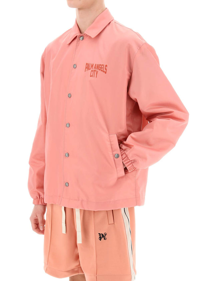 Palm Angels pa city coach jacket