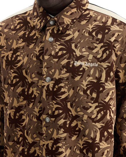 Palm Angels camouflage track overshirt