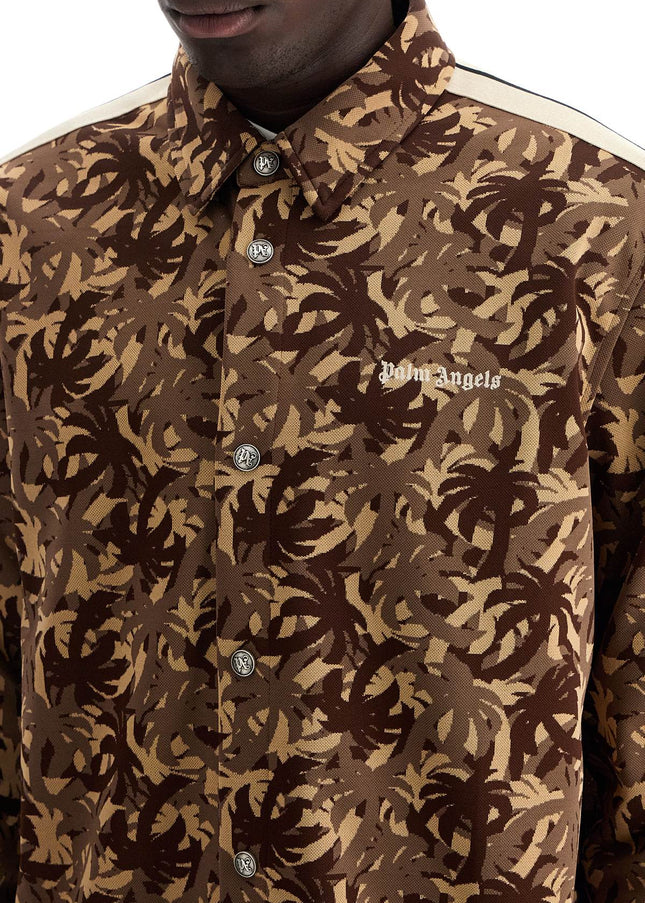 Palm Angels camouflage track overshirt