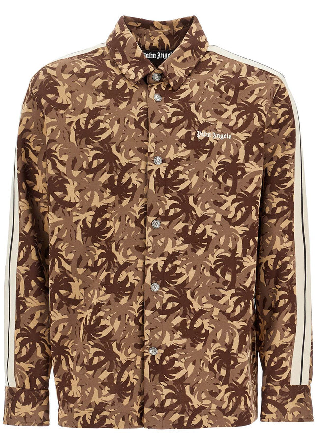 Palm Angels camouflage track overshirt