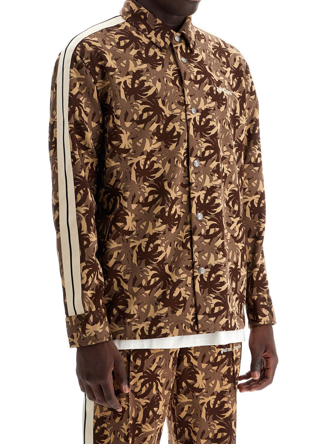 Palm Angels camouflage track overshirt